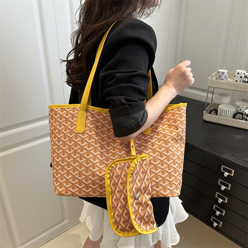 晗佰家时尚女包单肩包托特包