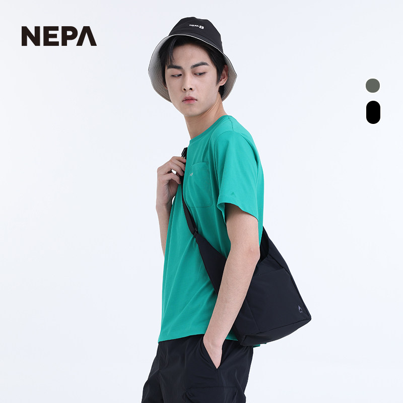 NEPA25年春夏男女户外旅行斜跨包图片