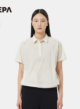 NEPA耐葩25年春夏新品女士凉爽弹力短袖Polo衫户外运动T恤7L45260