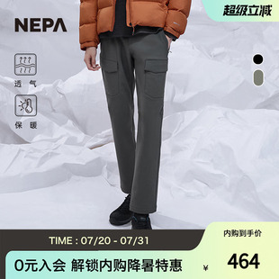 7K71605 NEPA耐葩24秋冬户外男士 休闲裤 柔软保暖舒适工装 裤