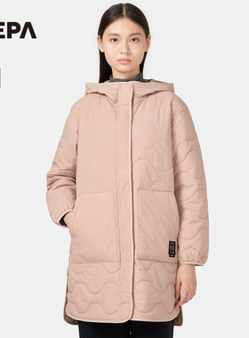 NEPA耐葩24秋冬户外百搭女士换季保暖连帽棉服外套7K60962