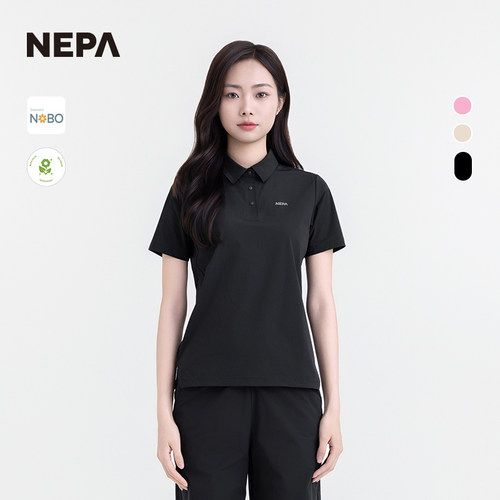 NEPA25年夏季户外短袖PoloT恤
