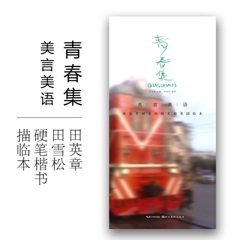 正版美言青春田英章雪松硬笔楷体