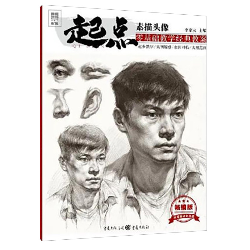 敲门砖会画了 起点 素描头像 零基础教学经典教案 起步教学实例解惑