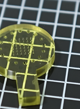 微纳3D打印2um微孔微针微柱PDMS模具精密电子器件微流控医疗器械