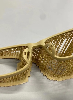 八度光Octavelight 3D打印眼镜框架，私人订制3D打印尼龙眼镜框架