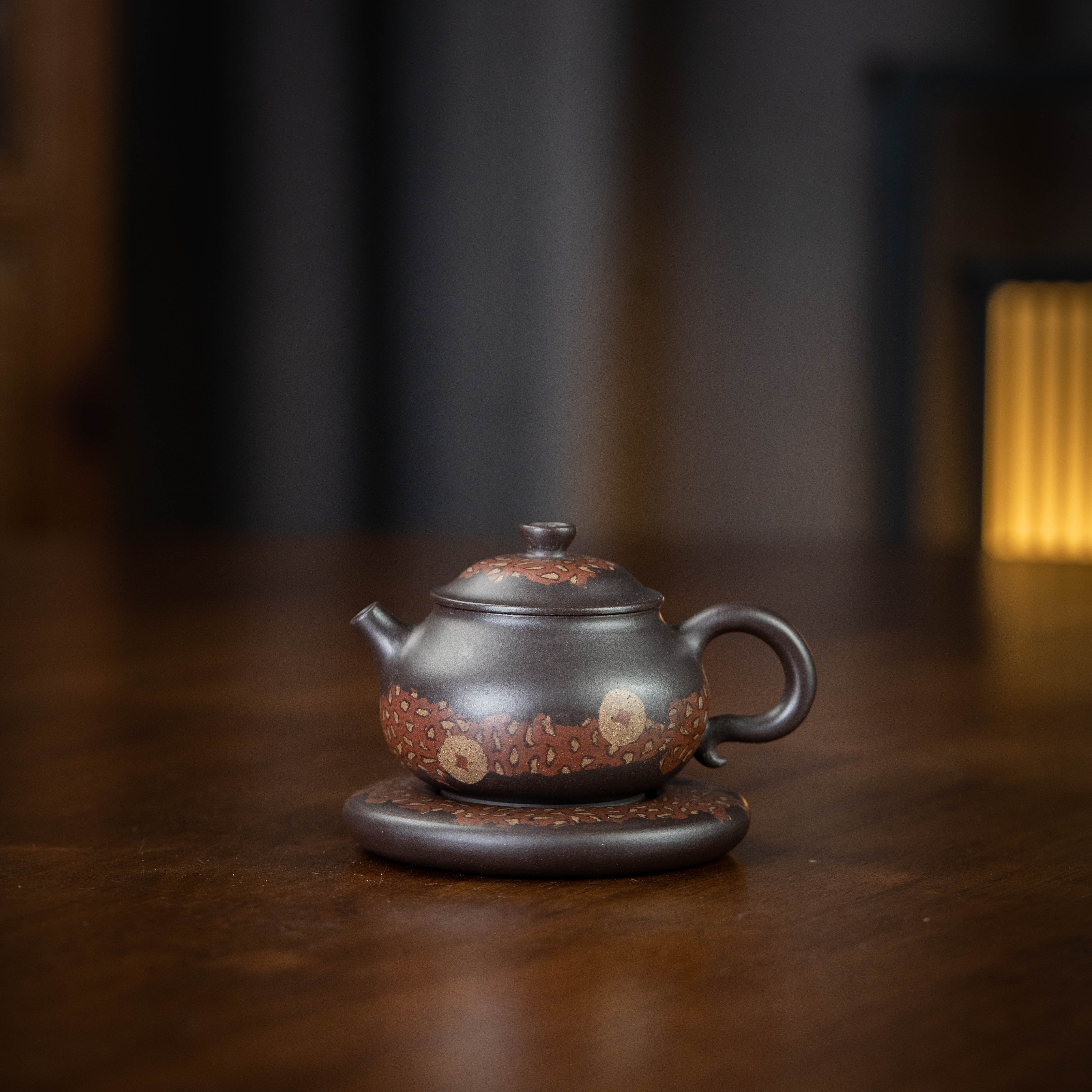 福豹壶六原矿绞泥茶壶