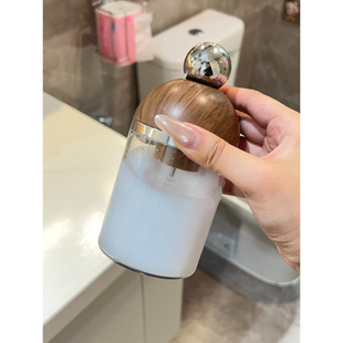 厕所浴室洗手起泡器 陆陆.木质复古电动起泡器简约风格