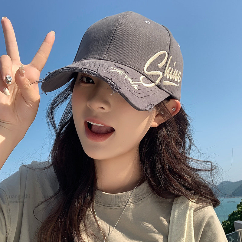 高级感显脸小男女可戴硬顶棒球帽图片