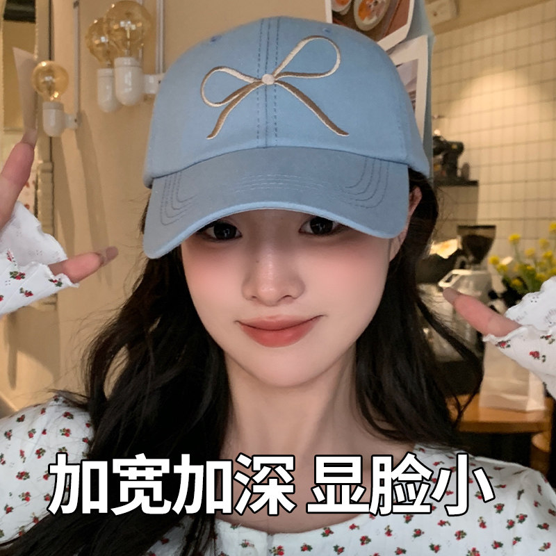 硬顶棒球帽女夏季牛仔可爱帽子图片