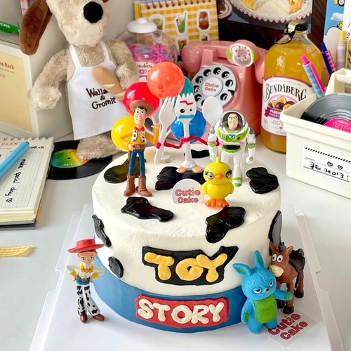 玩具总动员蛋糕装饰插件胡迪巴斯光年摆件TOYSTORY生日烘焙插牌