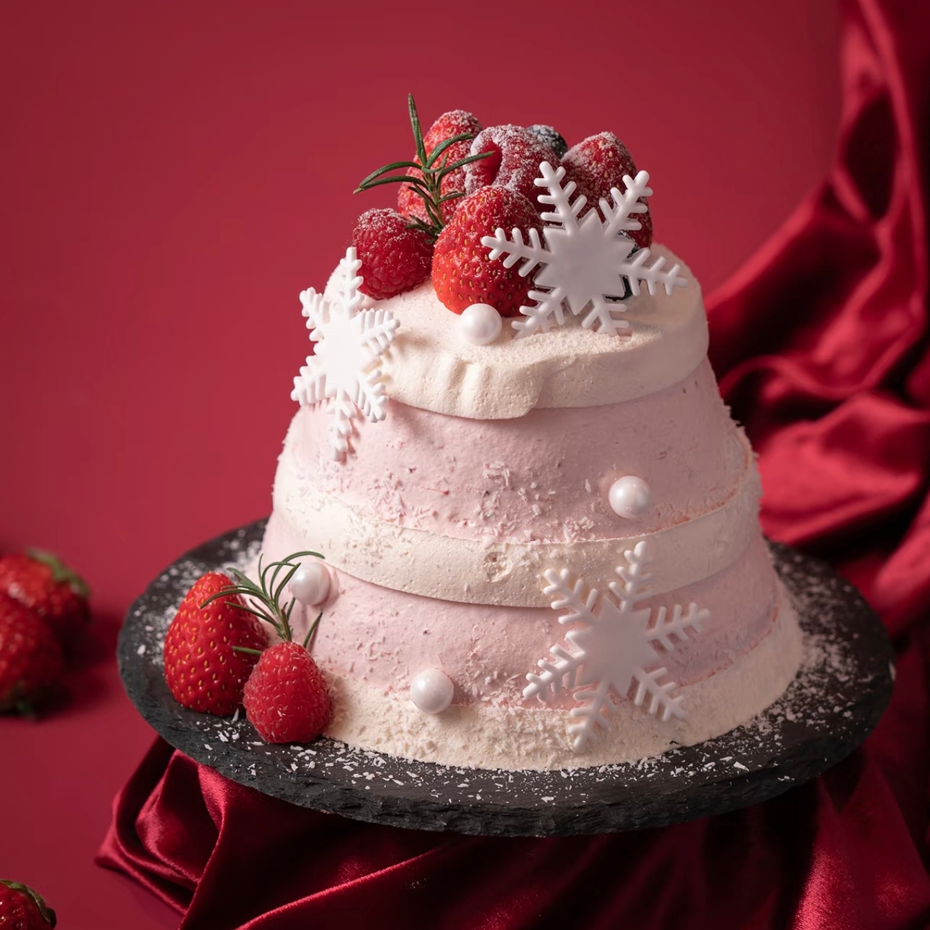 简约款圣诞节蛋糕装饰插件