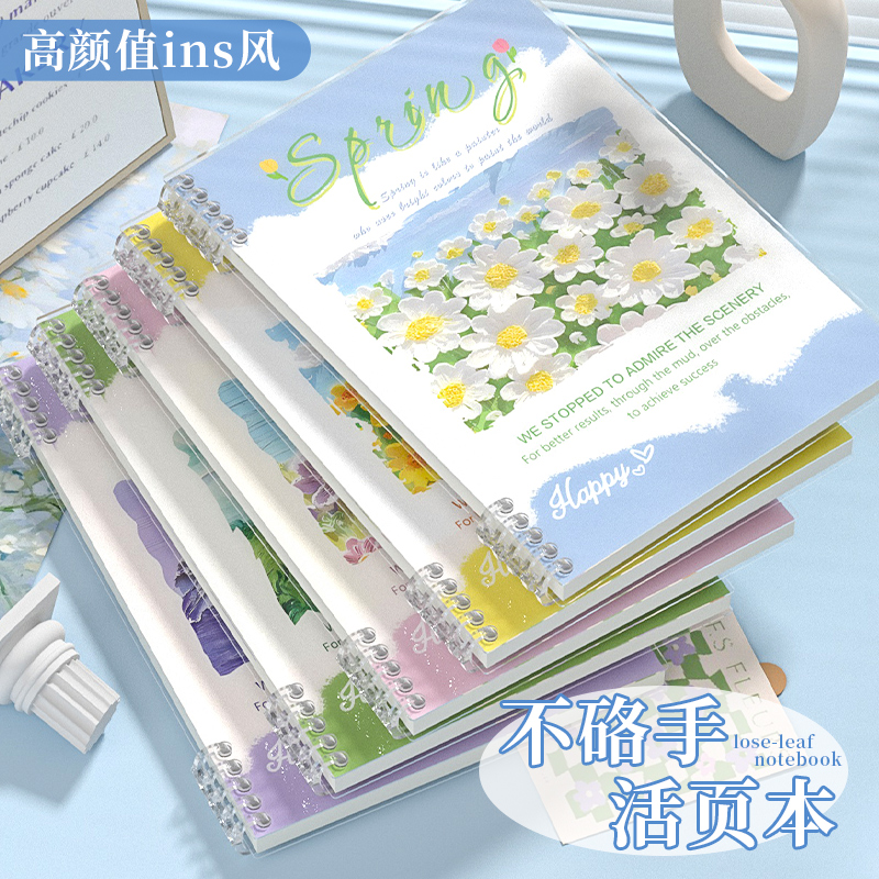 活页笔记本本子b5加厚2025高颜值