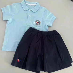 春秋新款校服红黄蓝幼儿园长袖套装亲子园运动服夏季短袖男女童装