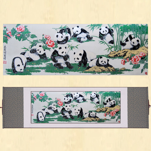 蜀绣芙蓉国宝四川特色文化大熊猫