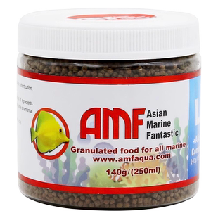 AMF饲料海水鱼鱼粮小丑鱼蓝吊鱼灯科鱼凤尾小颗粒通用微颗粒鱼食