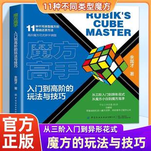 魔方高手 入门到高阶的玩法与技巧 高阶魔方花式拼字拼图 从魔方小白到魔方高手 11种不同类型魔方的基础还原方法