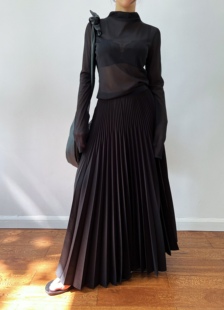 设计师品牌重磅风琴百褶半裙 强推BI入