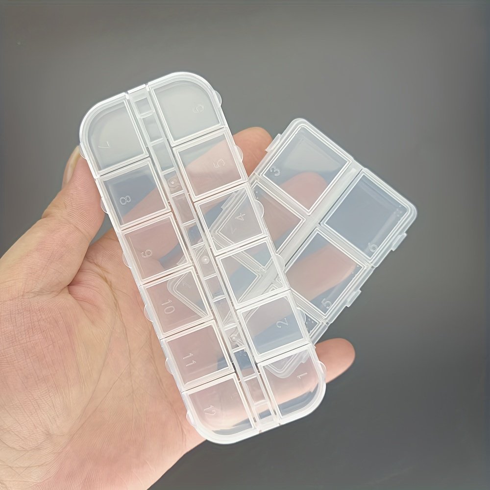 美甲工具钻饰品收纳盒