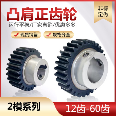 亦动齿轮凸肩凸台台阶齿轮齿条