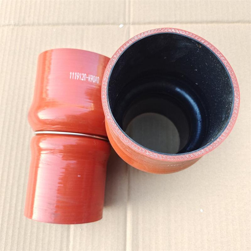 原厂旗舰天龙KL天锦KR中冷器进气硅胶管出气硅胶管 1119120-K90A0