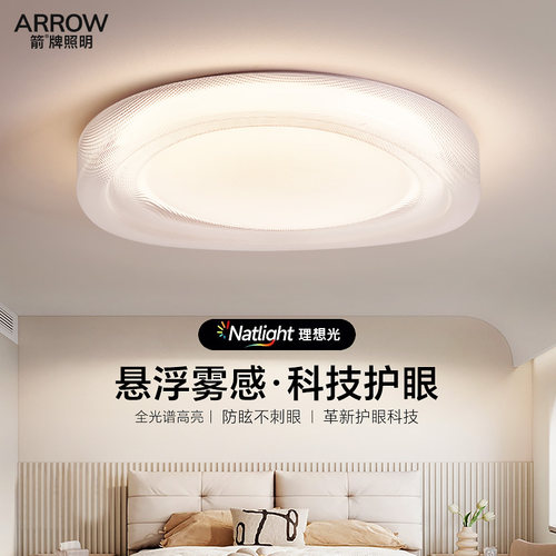 箭牌高级感悬浮卧室吸顶灯