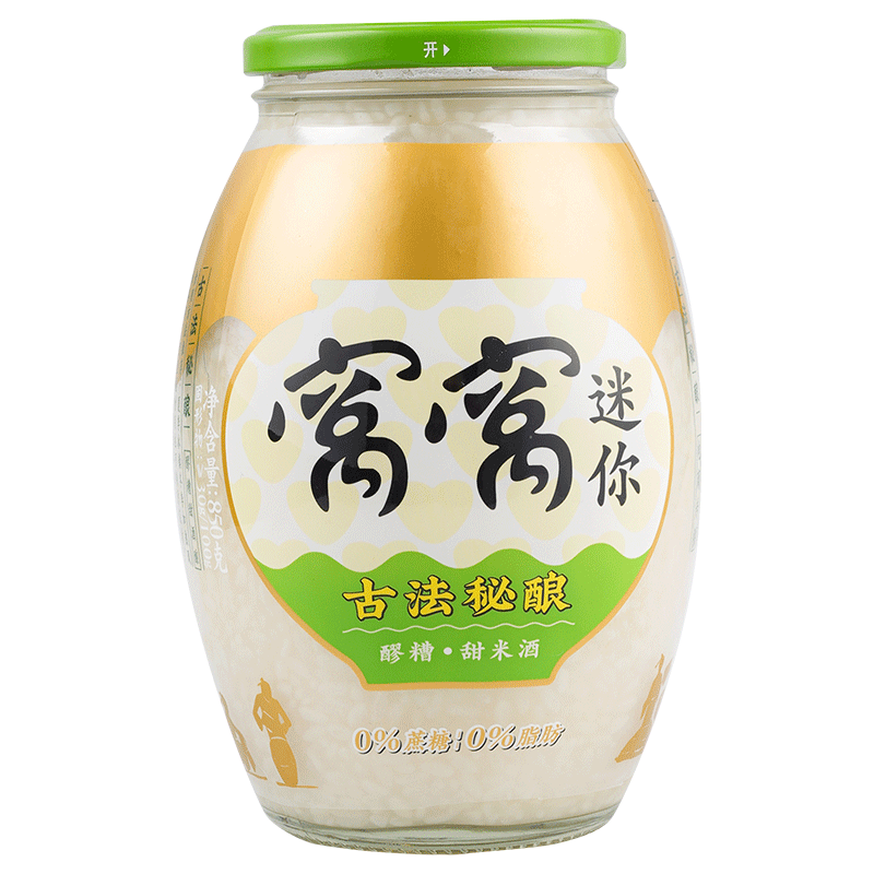 四川特产窝窝醪糟米酒糟瓶装甜米酒糟酿米酒传统糯米酒酿小瓶装