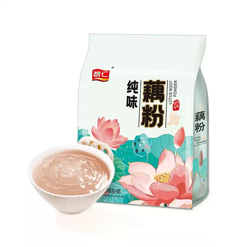 老牌子智仁藕粉纯味藕粉小包装正宗莲藕粉冲泡即食代餐