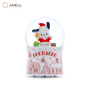 JARLL赞尔帕恰狗水晶球音乐盒旋转自喷雪花八音盒告白礼物送女友