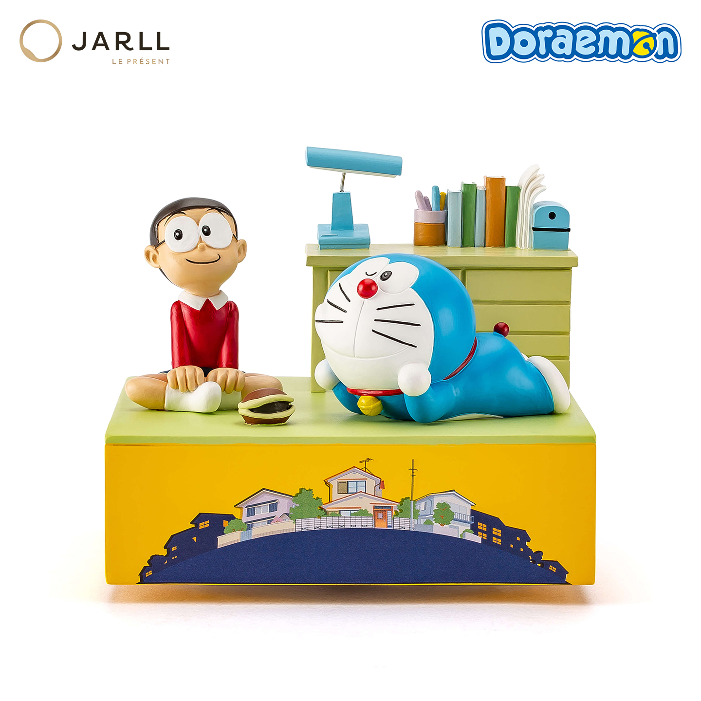 JARLL赞尔哆啦A梦与大雄音乐盒惬意午息八音盒送男生同学生日礼物