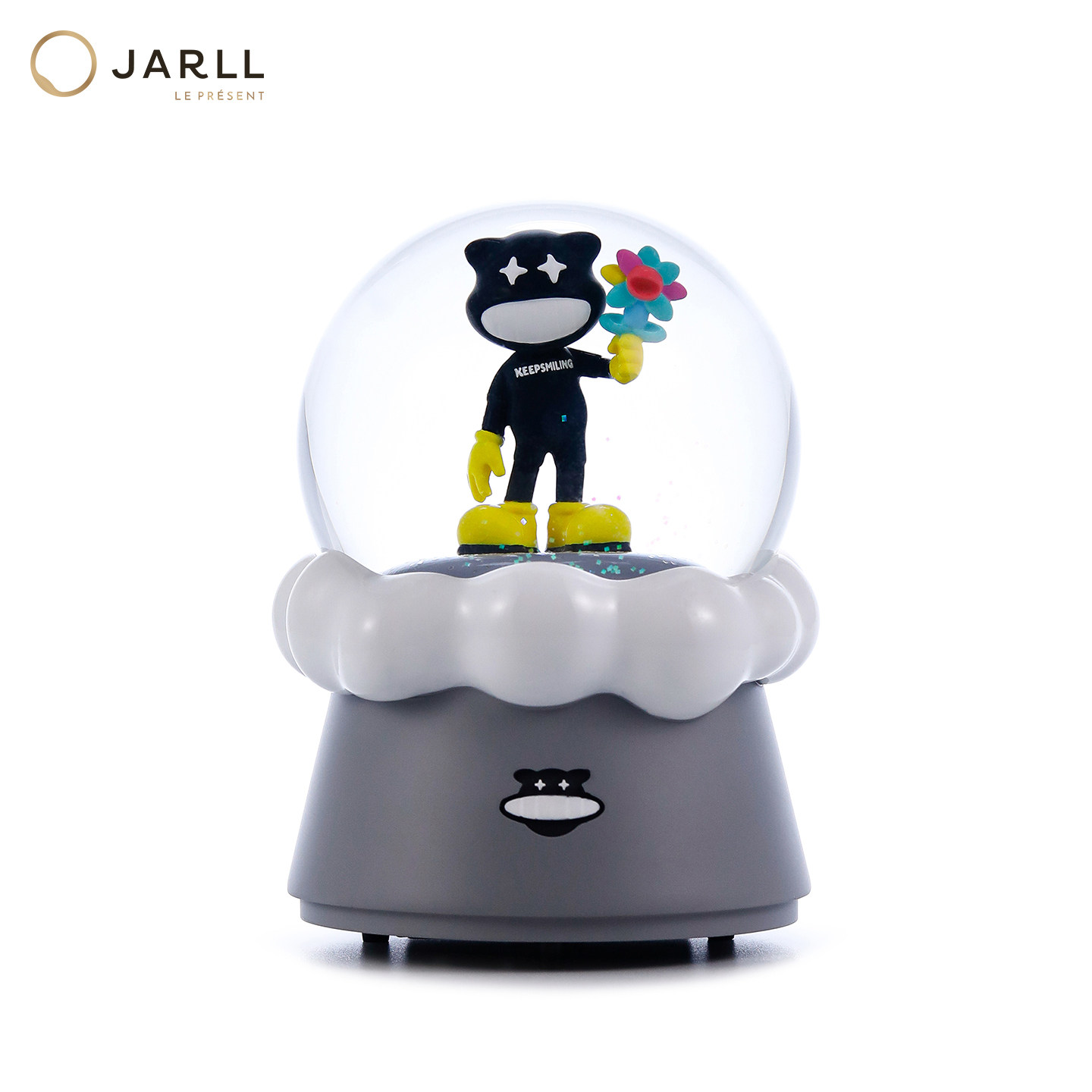 JARLL赞尔星目大牙DAYA水晶球音乐盒亮灯自喷亮片八音盒生日礼物,节庆用品/礼品,音乐盒,淘宝优惠券,粉丝福利购,淘宝优惠卷
