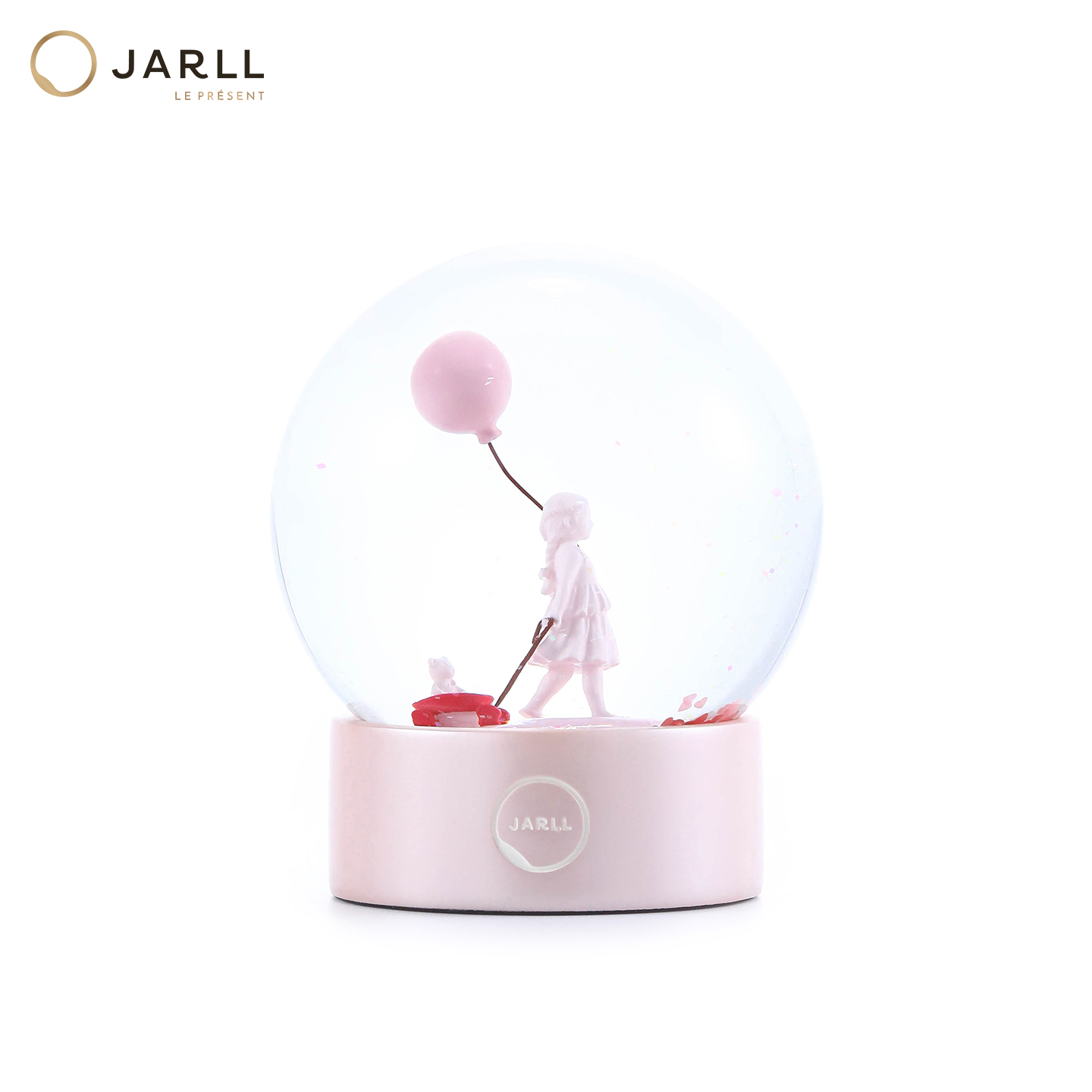 JARLL赞尔女生气球款水晶球摆件桌面饰品女生生日表白礼物送女友