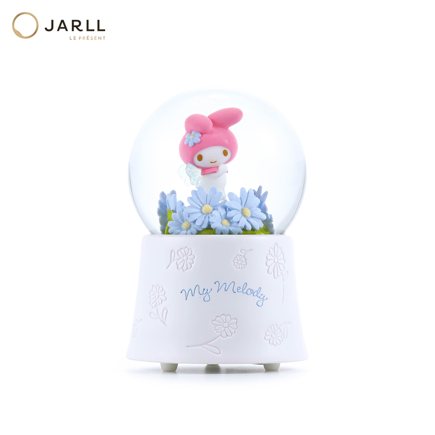 JARLL赞尔美乐蒂水晶球音乐盒上下旋转八音盒生日表白礼物送女友