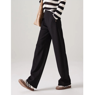 MISS百搭运动休闲 舒适含棉阔腿裤 裤 新款 TM7672Q 女2025春季 TOUCH
