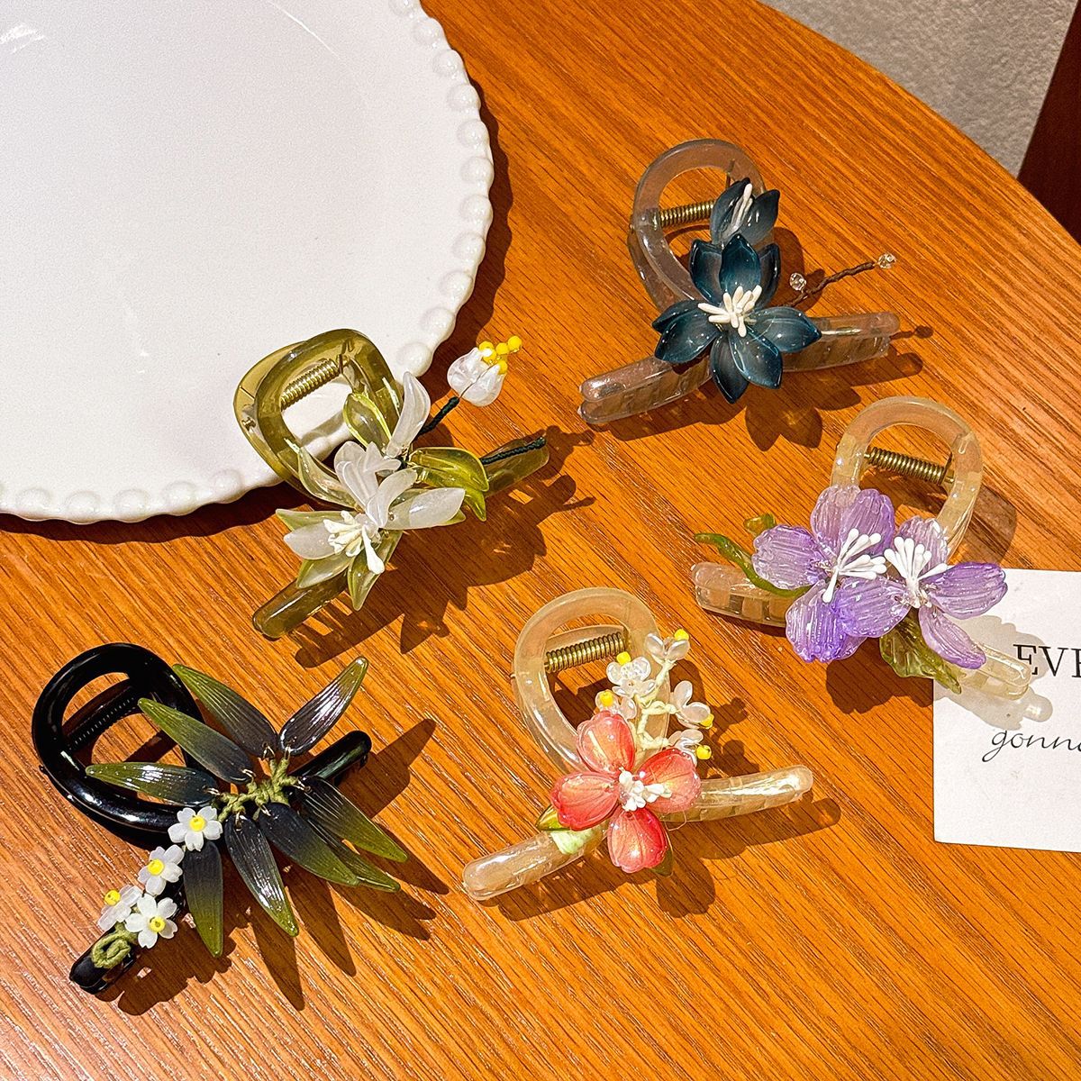 新中式复古发夹女超仙