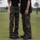 2026户外风复古微喇迷彩工装 裤 男女新款 记得加辣 休闲显高裤 子潮
