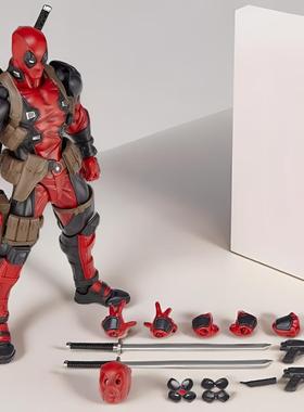 爆款祖国版山口式死侍小贱手办战警齿轮关节摆件动手模型玩具批发