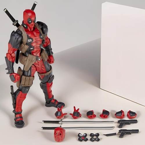 爆款祖国版山口式死侍小贱手办战警齿轮关节摆件动手模型玩具批发