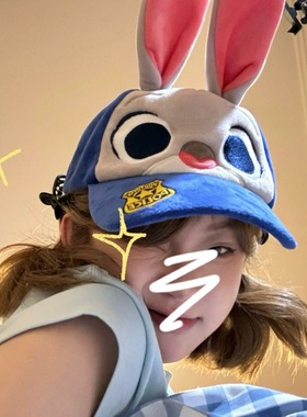 疯狂动物城朱迪尼克可爱卡通棒球帽鸭舌帽休闲旅行遮阳拍照帽子