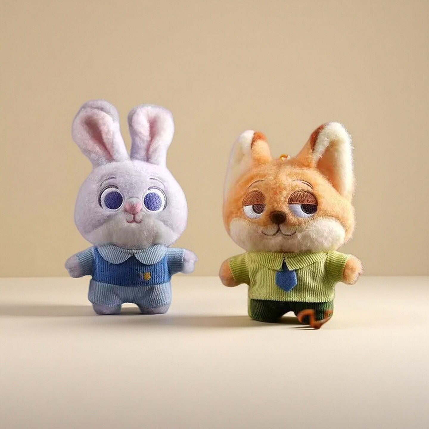 玩具网红爆款疯狂动物城警官朱迪尼克公仔挂件毛绒钥匙扣娃娃玩偶