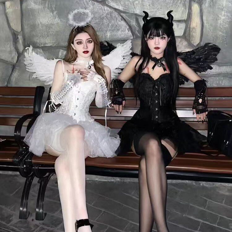 cosplay兔女郎角色扮演制服万圣节性感夜店派对马甲小恶魔天使服