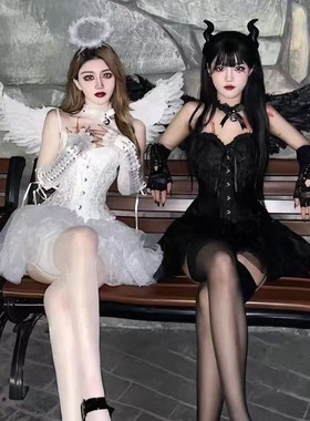 cosplay兔女郎角色扮演制服万圣节性感夜店派对马甲小恶魔天使服