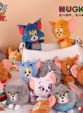 猫和老鼠公仔挂件可爱毛绒玩具汤姆猫批发搞怪钥匙扣娃娃生日礼物