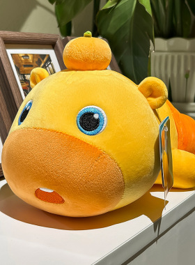 正版趴姿水豚噜噜毛绒玩具公仔挂件小玩偶女生睡觉抱枕布娃娃礼物