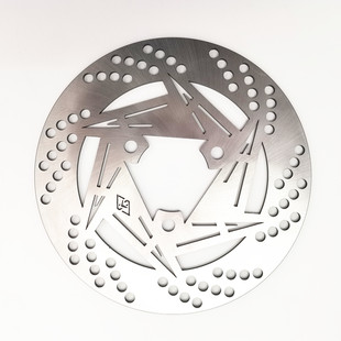 HXYR呼啸鹰改装小牛九号深远固定直上电动车前碟刹刹车盘