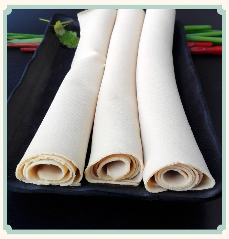 苏鹤味辑|农家卜页小榨手工卤水千张豆腐皮素食特产1kg 口感软糯