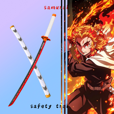 鬼灭之刃日轮刀炼狱杏寿郎竹木刀