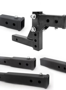 欣川2英寸流氓勾汽车车尾拖车钩方口座拖车杠套管延长方口器改装