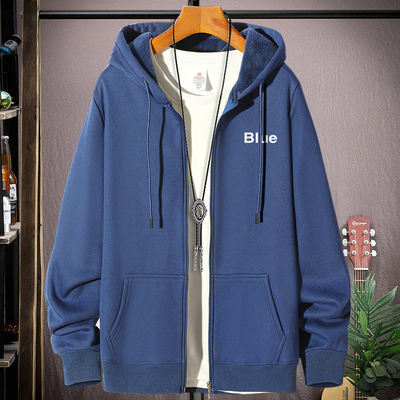 拉链开衫卫衣连帽加绒不加绒
