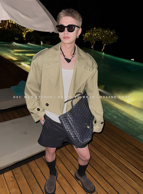 ESC MAN STUDIO/让当下每一秒都有意义 春夏休闲外套短款夹克上衣